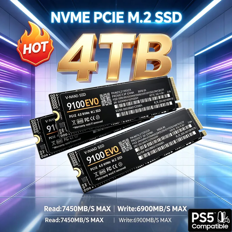 M.2 Nvme 4Tb Pcie 4.0 Ssd - قرص SSD من نوع M.2 NVMe