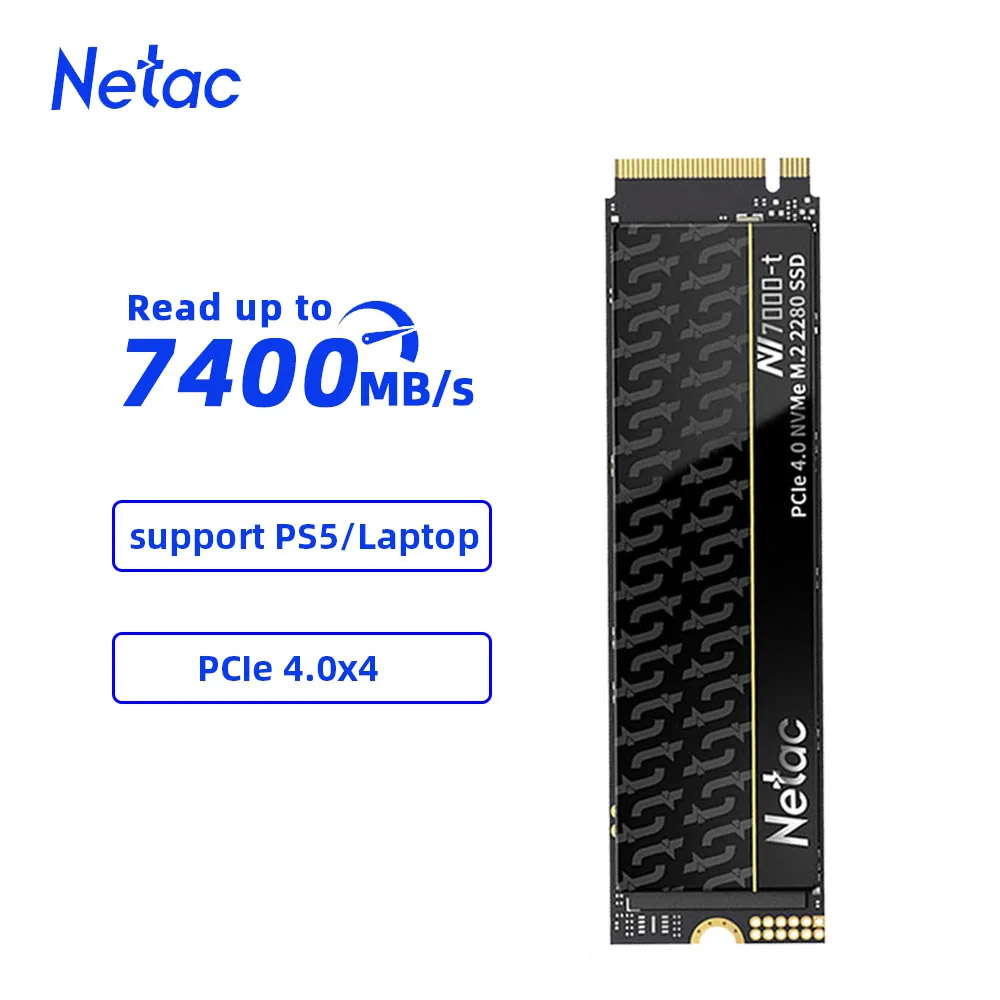 M.2 Nvme 4Tb Pcie 4.0 Ssd - قرص صلب داخلي Netac SSD بسعة