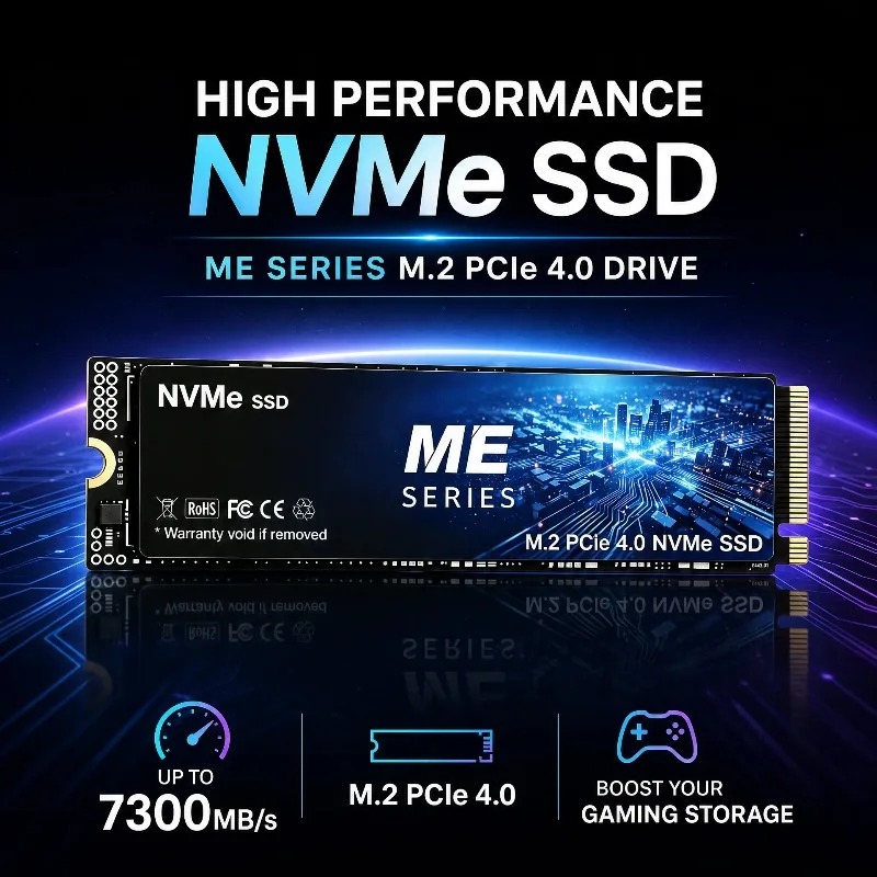 قرص SSD جديد من سلسلة ME NVMe  - مراجعة M.2 Nvme 4Tb Pcie 4.0 Ssd وسعره