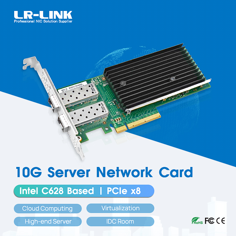 LR-LINK 1010PF-2SFP+ PCIe x8 ب - مراجعة 10Gb Sfp+ Pcie Network Card Dual Port وسعره